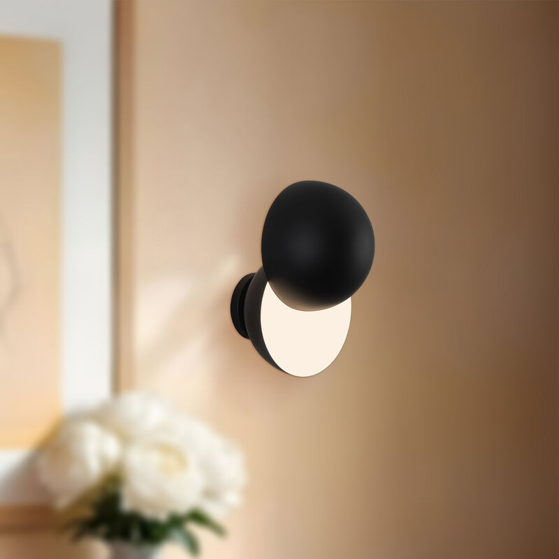 Void 12-in Damp-Rated Dimmable LED Wall Sconce image number 4