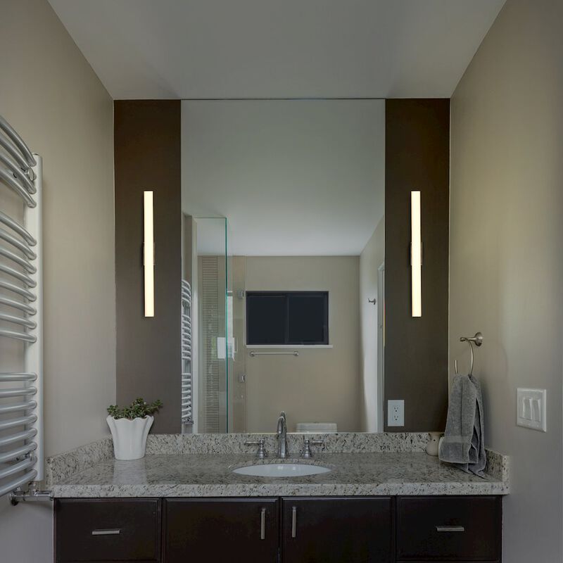 VONN Lighting Integrated AC LED ADA Compliant Bathroom Wall Lighting Fixture in Chrome