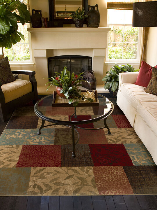 Hudson 30C 7'8" x 10'10" Green Rug