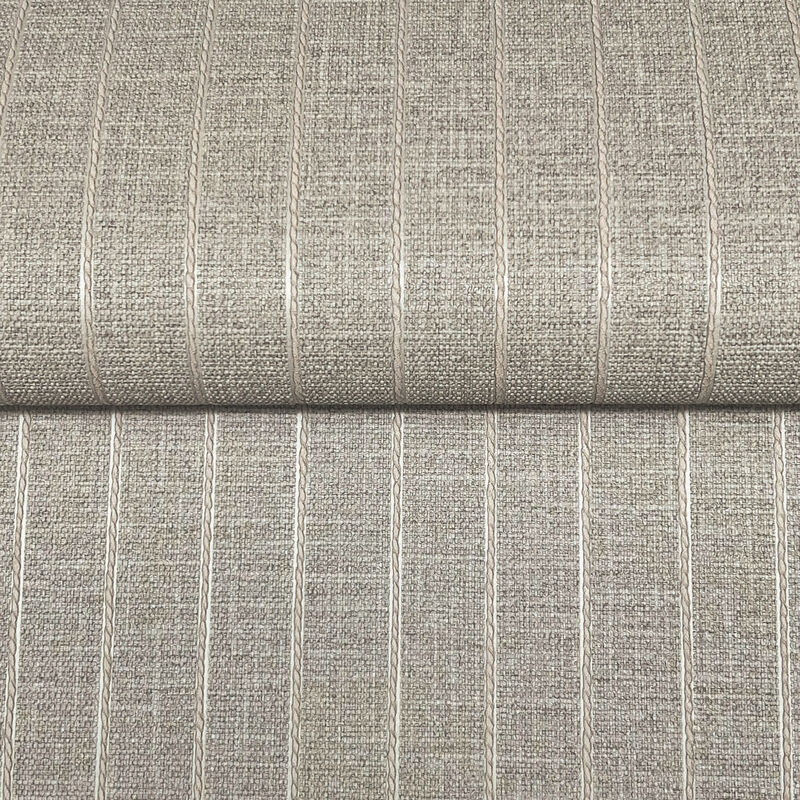 Cording Stripe Smoke Wallpaper (Set of 2) image number 1
