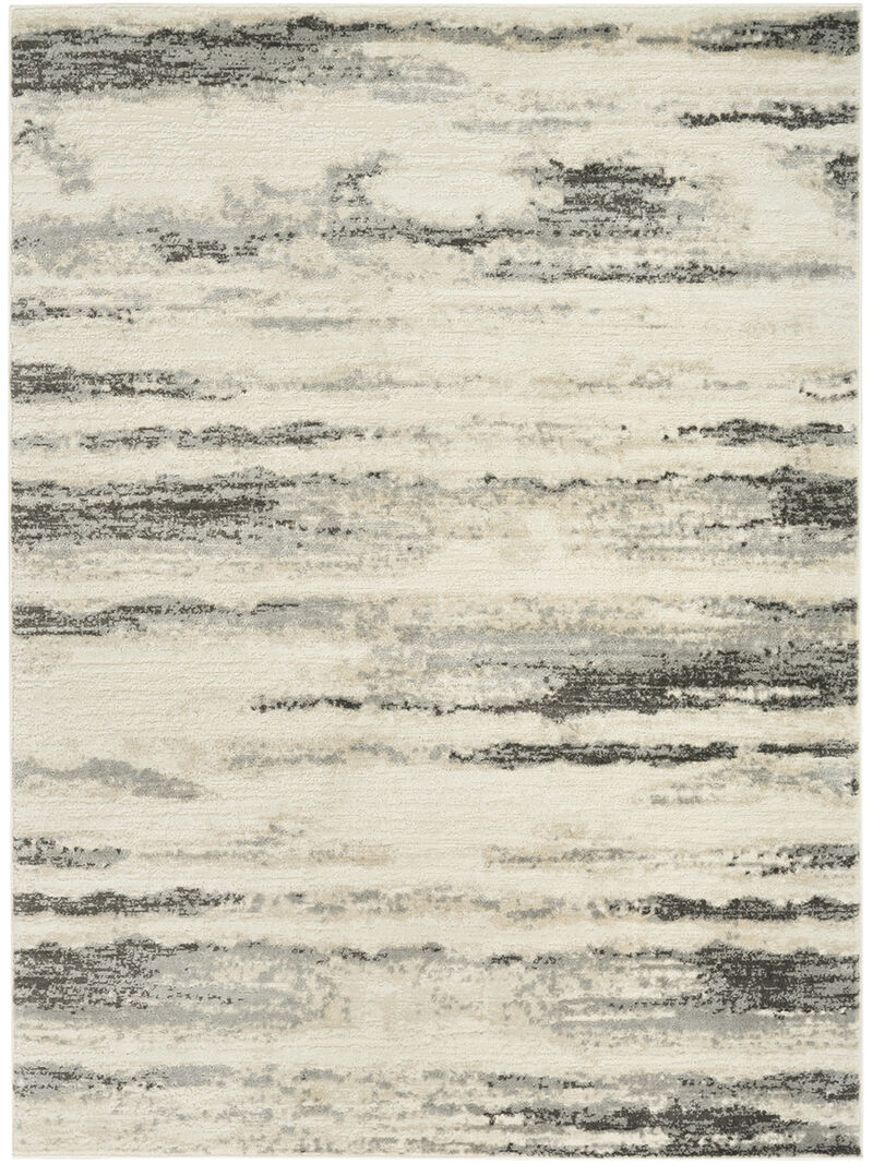 Serenity Home SRH12 Gray/Multicolor 6' x 9' Rug