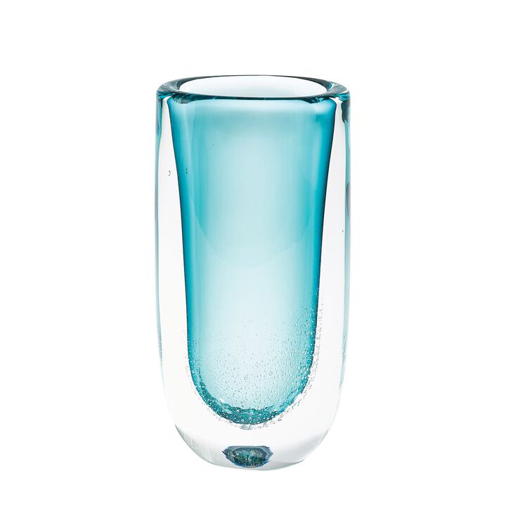 Micro Bubble Vase-Large Blue