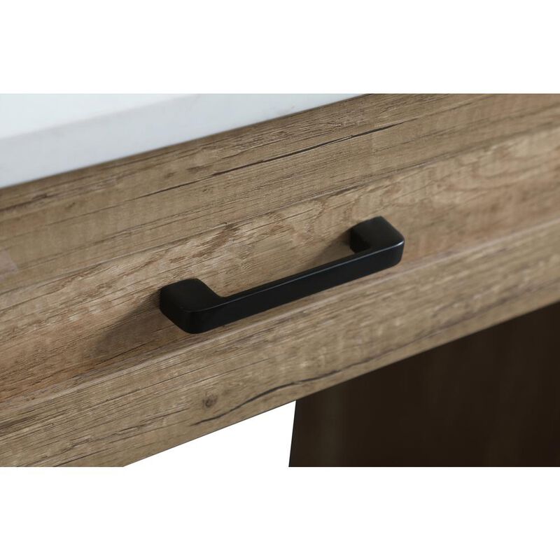 Elegant Kitchen and Bath 54 Inch ADA Compliant Bathroom Vanity In Natural Oak