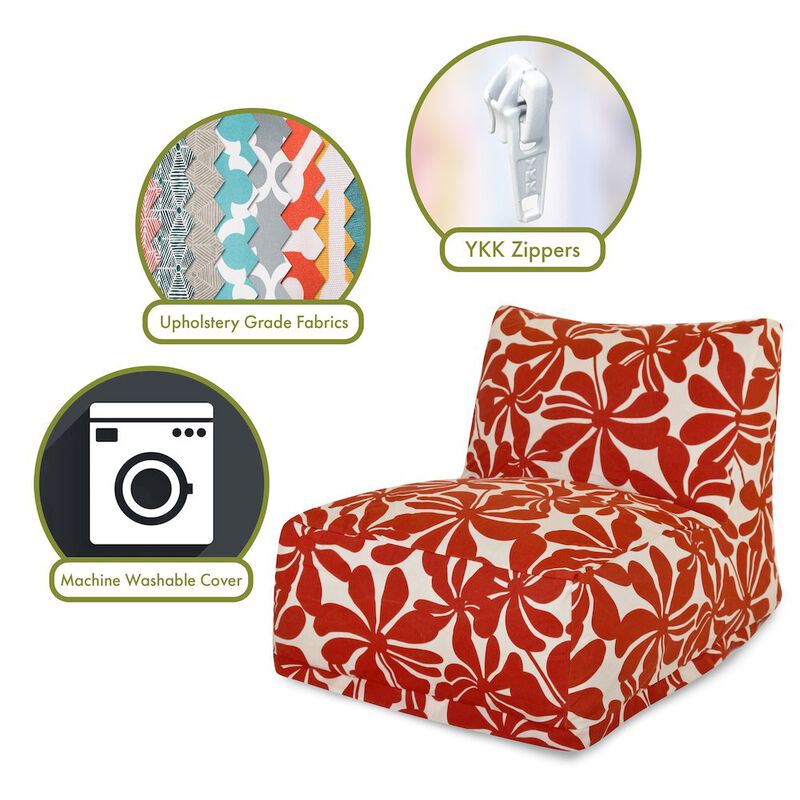 Majestic Home Goods Chair Lounger Plantation Red