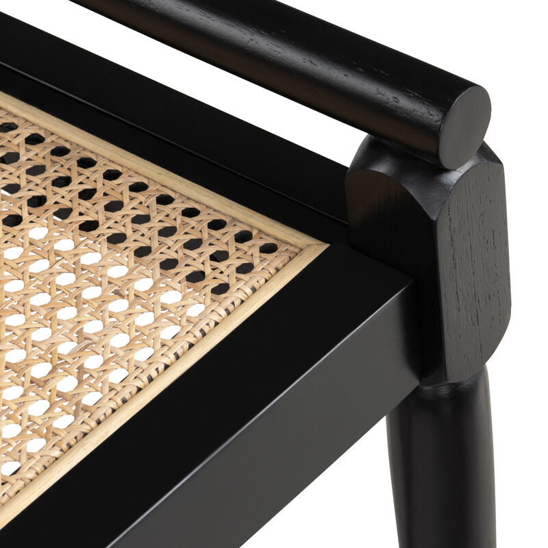 Port Royal Black Accent Bench image number 2