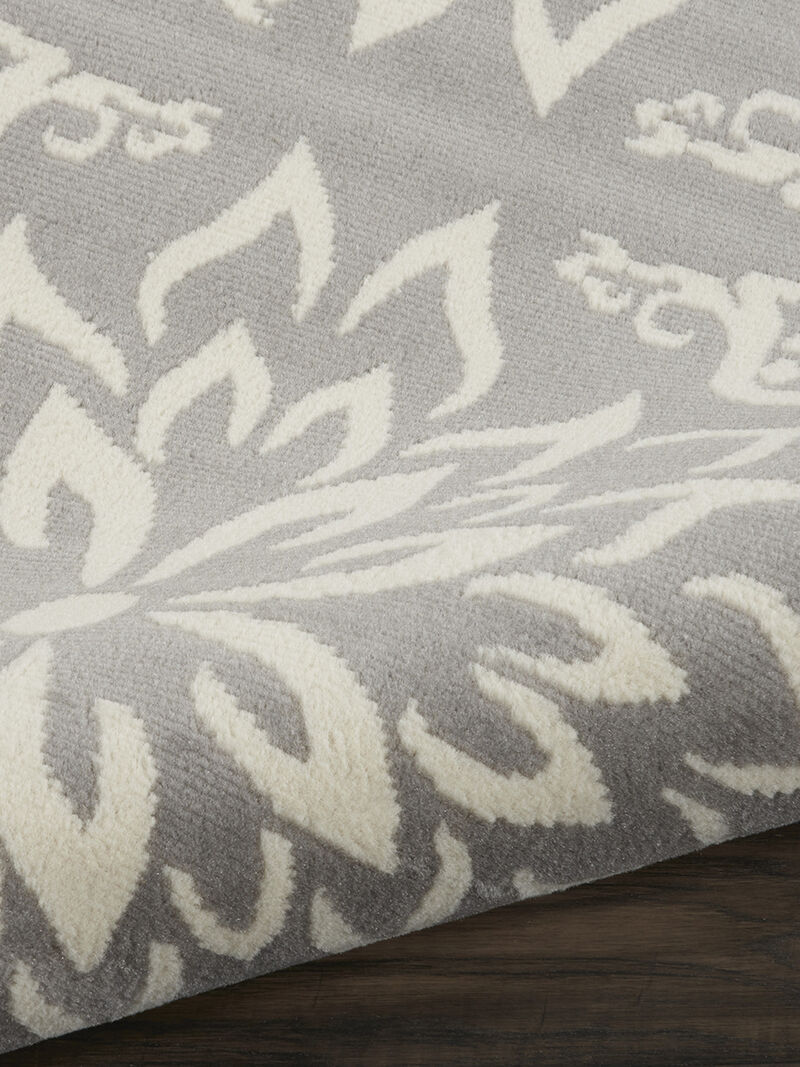 Jubilant JUB06 Ivory/Gray 8' x Round Rug