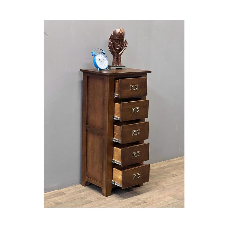 Crafters and Weavers Mission 5 Drawer Lingerie Dresser W