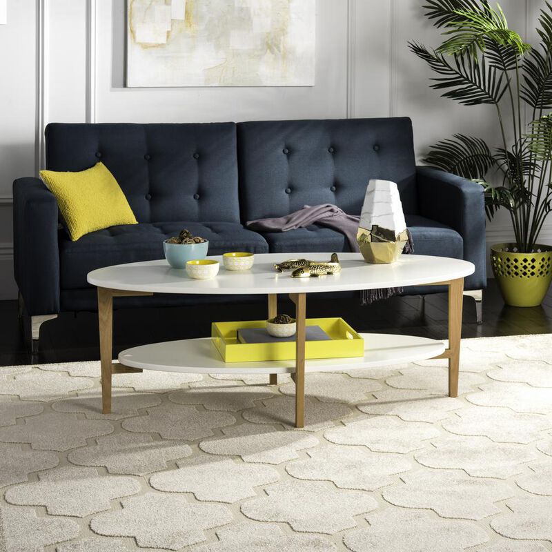 Safavieh WOODRUFF OVAL COFFEE TABLE