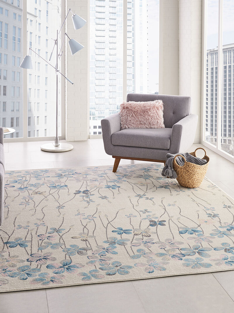 Tranquil TRA04 Ivory 8'10" x 11'10" Rug image number 1