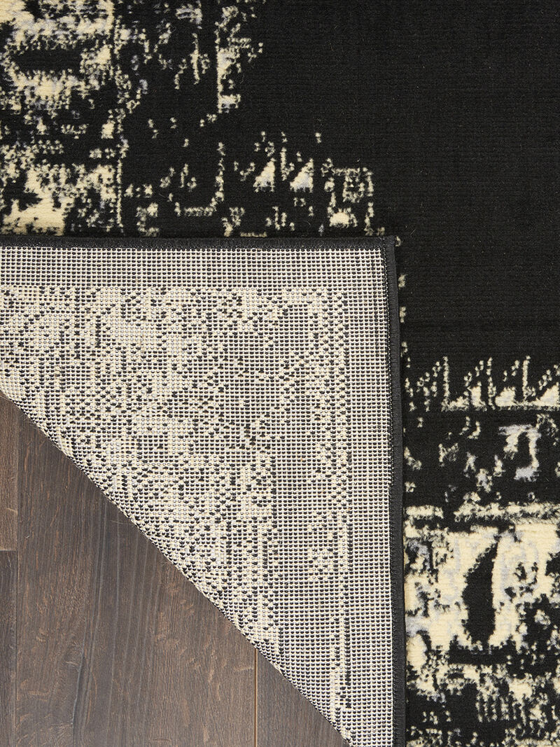 Grafix GRF14 Black 6' x 9' Rug