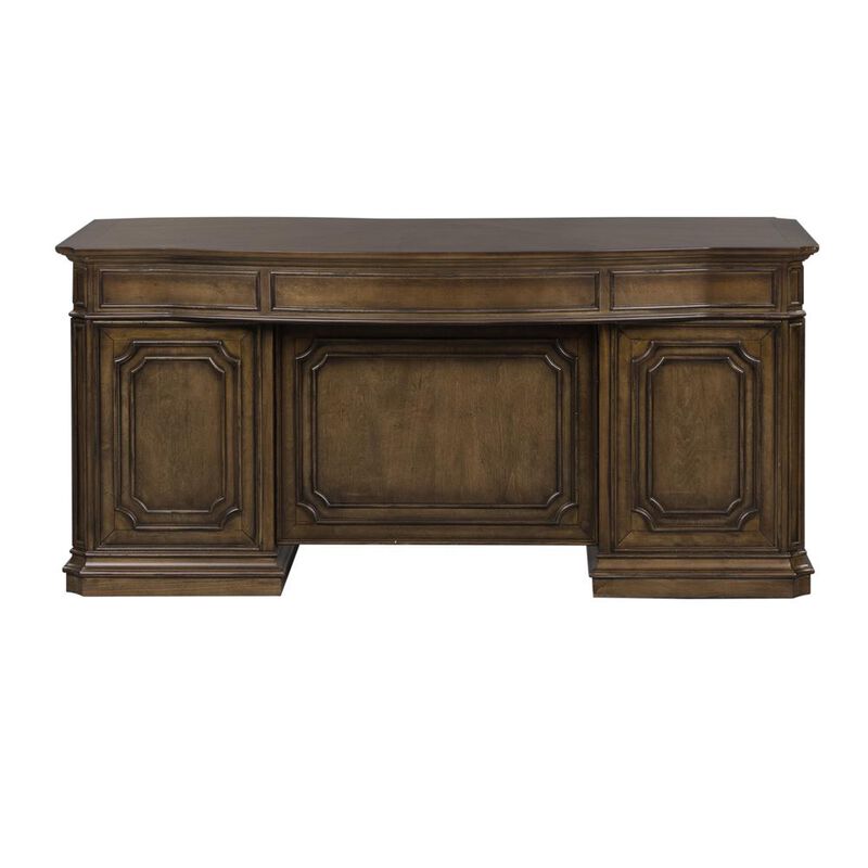 Liberty Furniture Amelia Jr Executive Desk in Antique Toffee image number 3