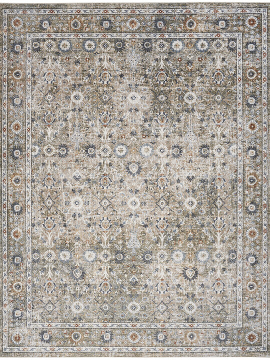 Astra Machine Washable ASW16 Gold Gray 4' x 6' Rug