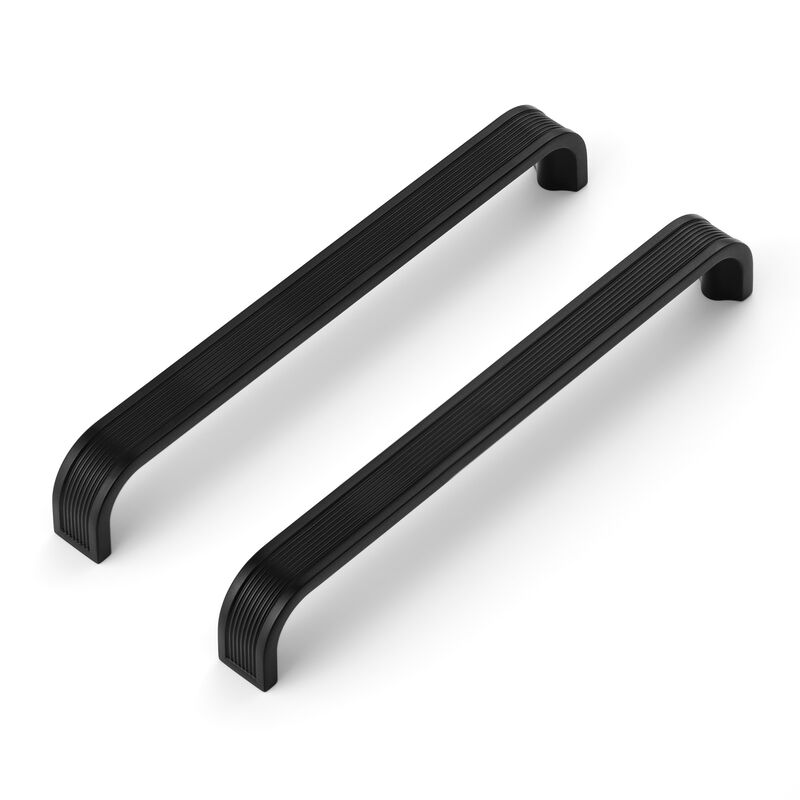 Hestia Hardware 10 Pack 6.3 Inch New Ribbed Arch Bar Pulls image number 0