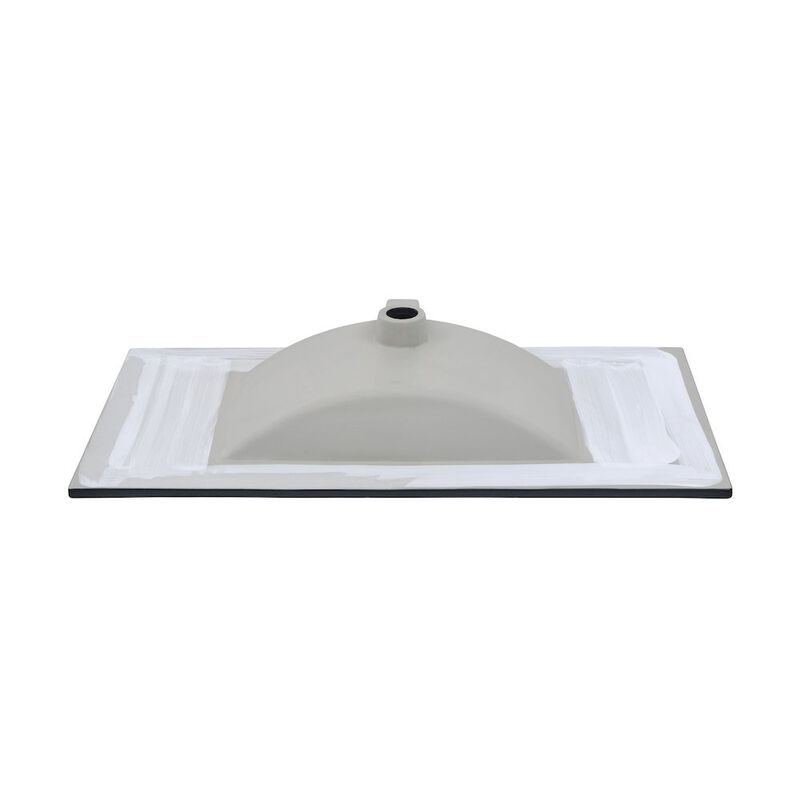 36" Ceramic Vanity Top with Single Faucet Hole in Matte Black image number 0