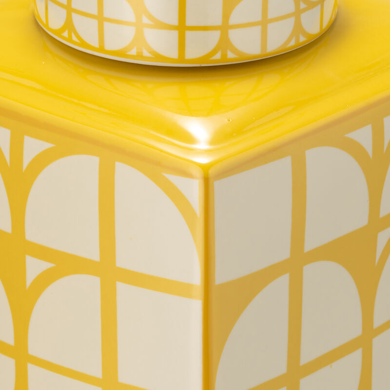 16"H Square Jar W/ Lid image number 2