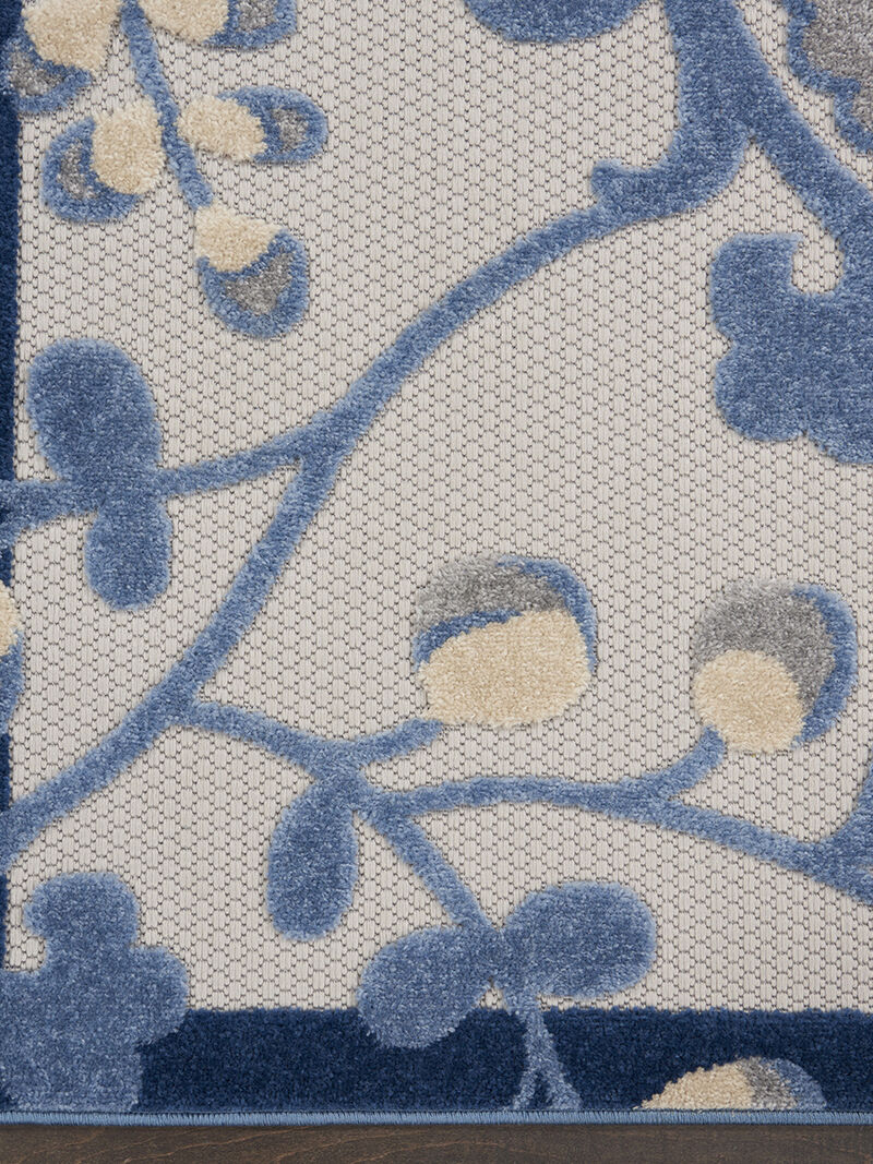 Aloha ALH17 Blue/Gray 2'3" x 10' Rug