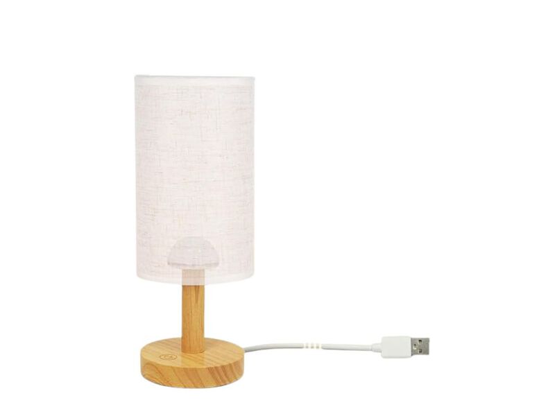 Cordless Touch Table Lamp for Bedroom Nightstand with 3 Dimming Levels image number 0
