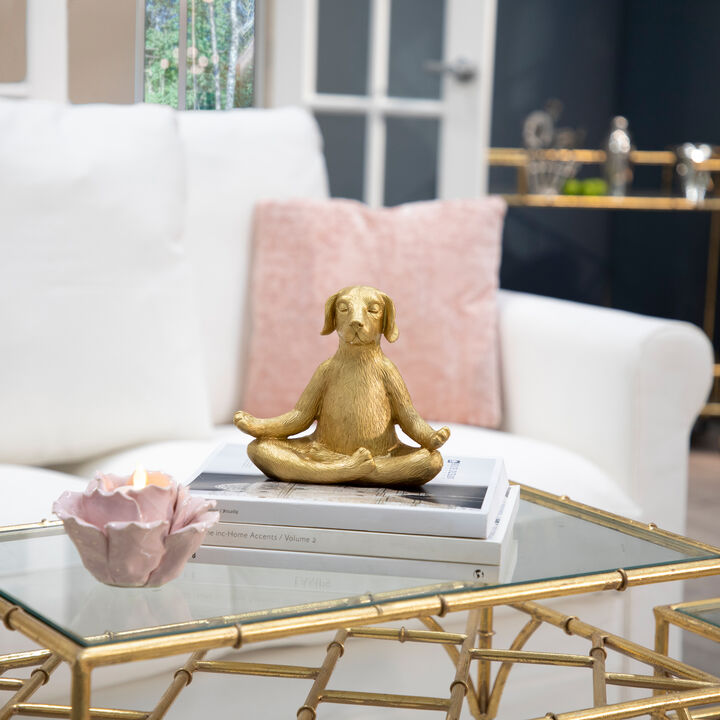 Solid Yoga Dog Figurine