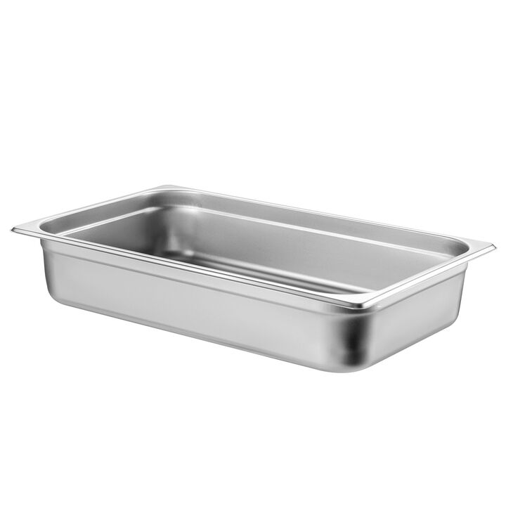 VEVOR Full Size Hotel Pan Steam Table Pan Stainless Steel 4" Deep