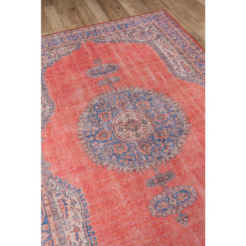 Momeni Traditional Rectangle Area Rug, Red, 7'6 X 9'6