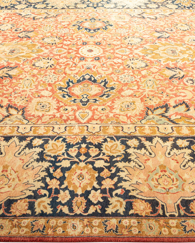 Mogul, One-of-a-Kind Hand-Knotted Area Rug  - Orange, 7' 10" x 10' 4" image number 4
