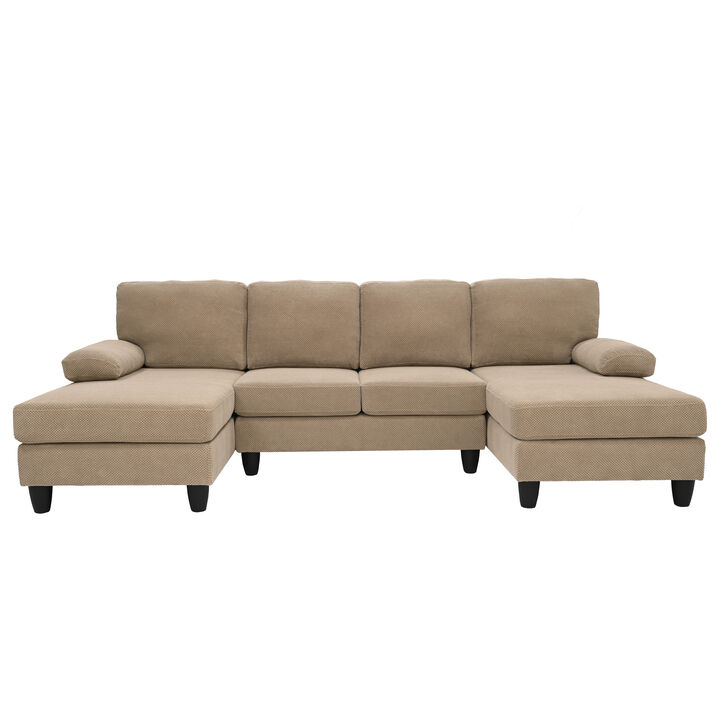 Kunfip upholstery U-Shaped Sofa