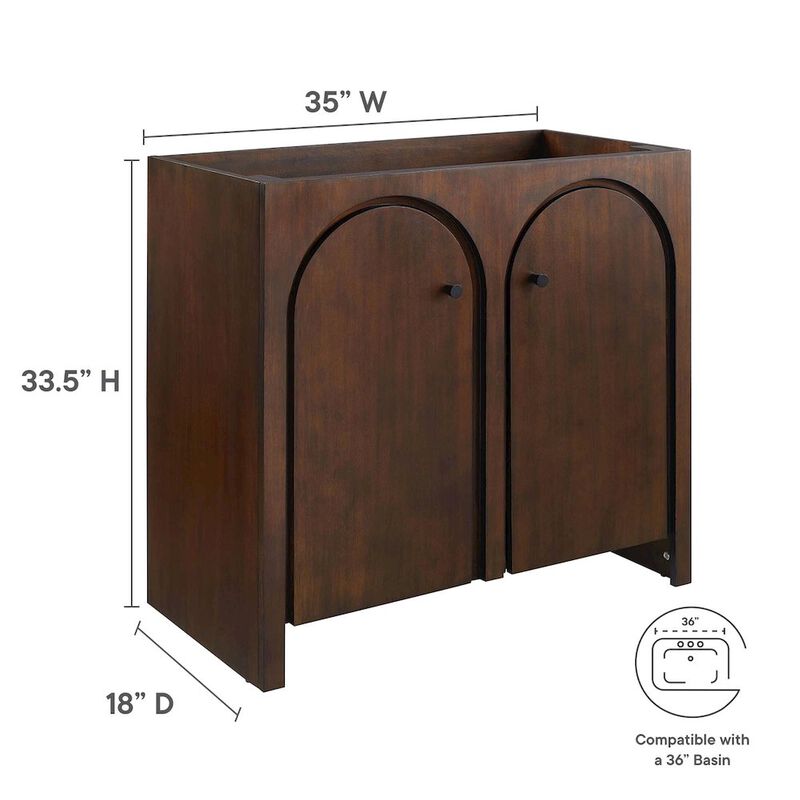 Appia 36" Bathroom Vanity Cabinet (Sink Basin Not Included) image number 2