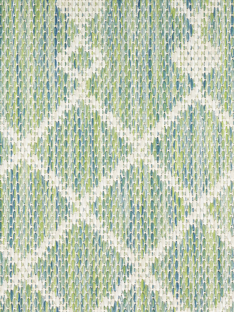Positano POS02 Blue/Green 2'2" x 8' Rug image number 6
