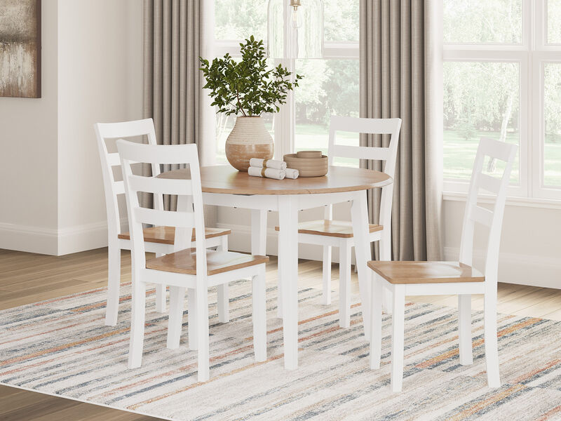 Gesthaven White 5 Piece Dining Set