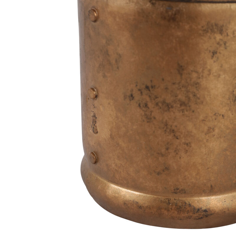 6" 22 Oz Cinnamon Bell Candle, Gold image number 4