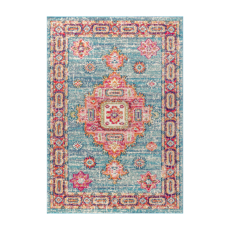 Bpl Bohemian Flair Boho Vintage Medallion Area Rug