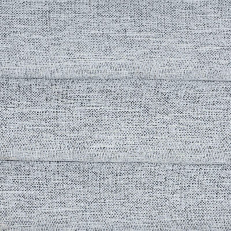 Baxton Studio Cadmus Modern Light Grey Channel Tufted Fabric 2 Drawer Nightstand