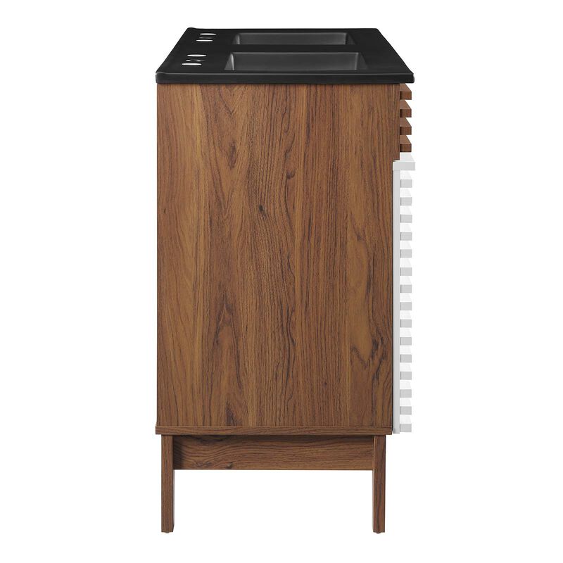 Render 48" Double Sink Bathroom Vanity image number 1