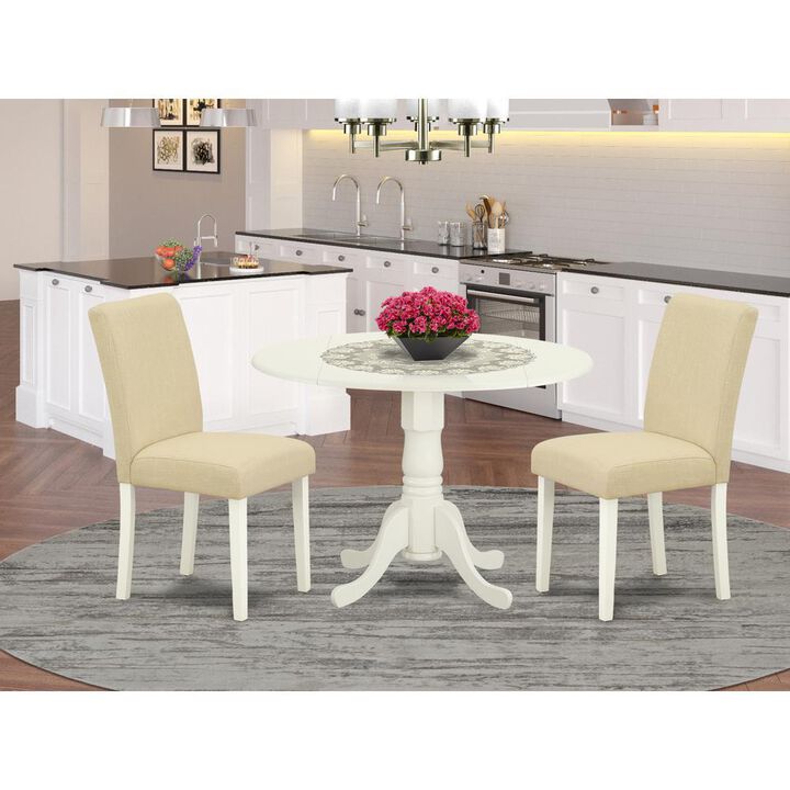 Dining Room Set Linen White
