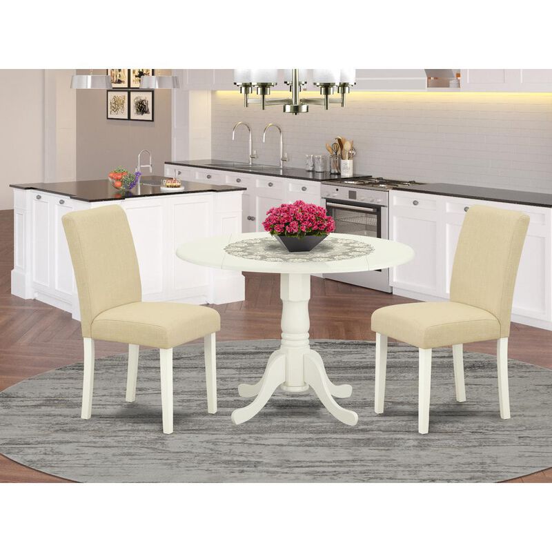 Dining Room Set Linen White
