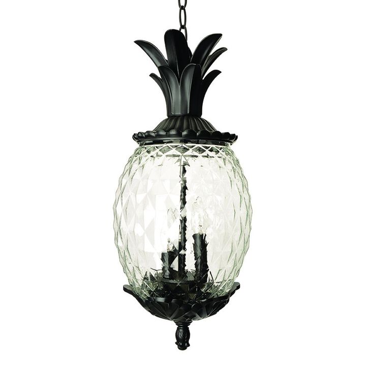 Hivvago Lanai 3-Light Black Coral Hanging Light