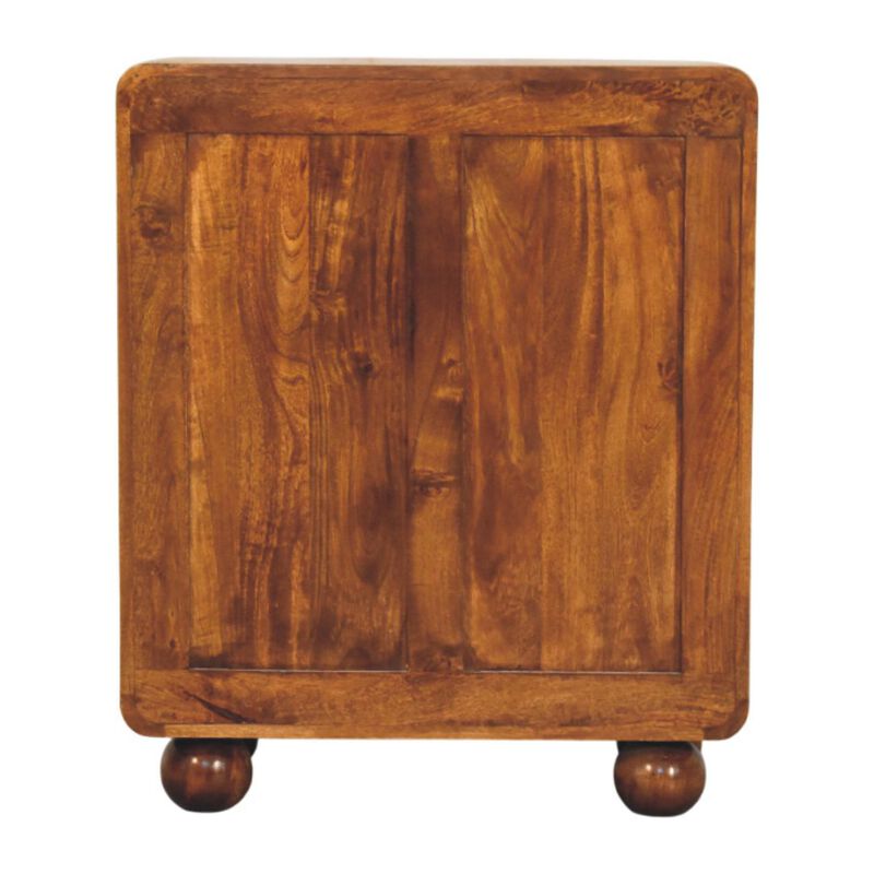 Larissa 2 Door Chestnut Cabinet image number 9