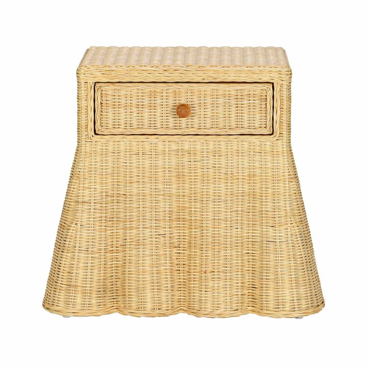Pentra Natural Rattan Nightstand