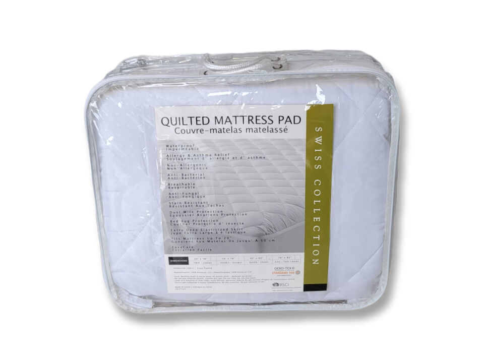 Cotton House - Quilted Mattress Cover, Waterproof and Hypoallergenic