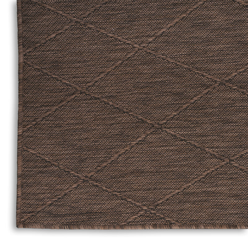 Washable Solutions WSL01 Mocha 10' x 14' Rug