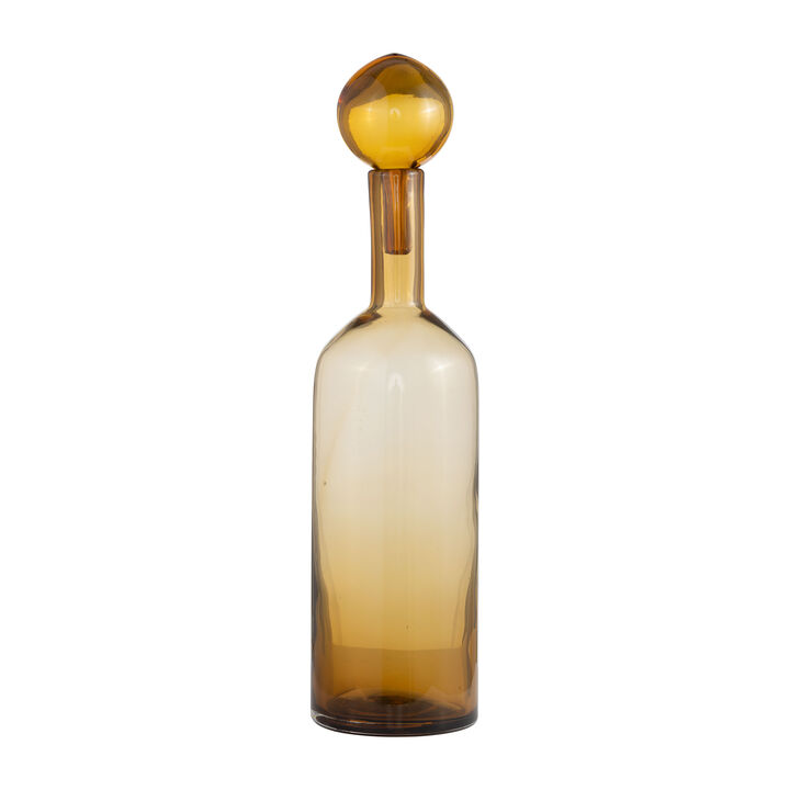 20" Glass Bottle with Stopper