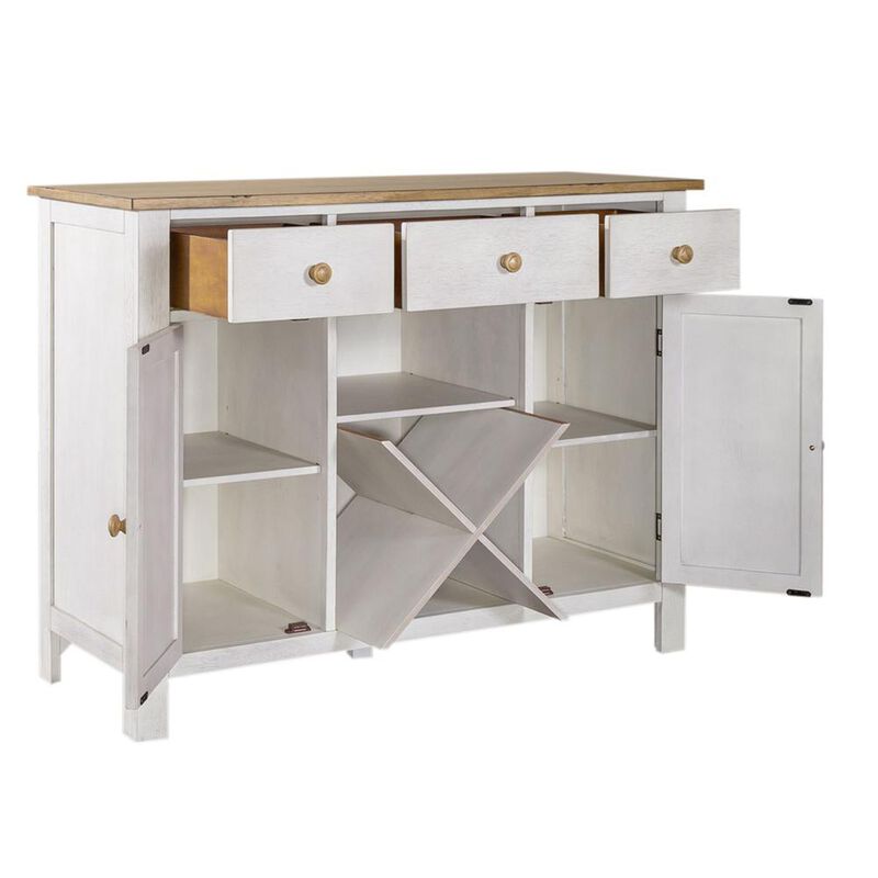 Liberty Furniture Lindsey Farm Server in Weathered image number 6