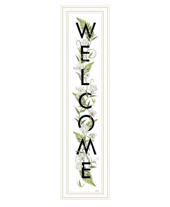 HomeRoots Welcome Sign II 4 Framed Print Wall Art