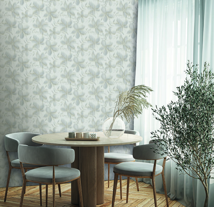 Vellum Leaf Wallpaper