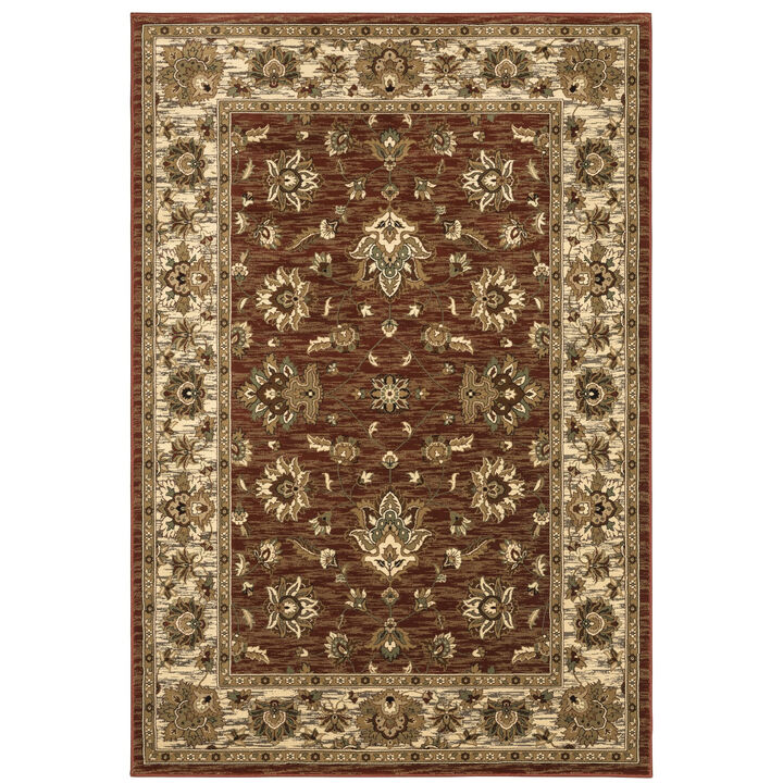 HomeRoots Floral Area Rug