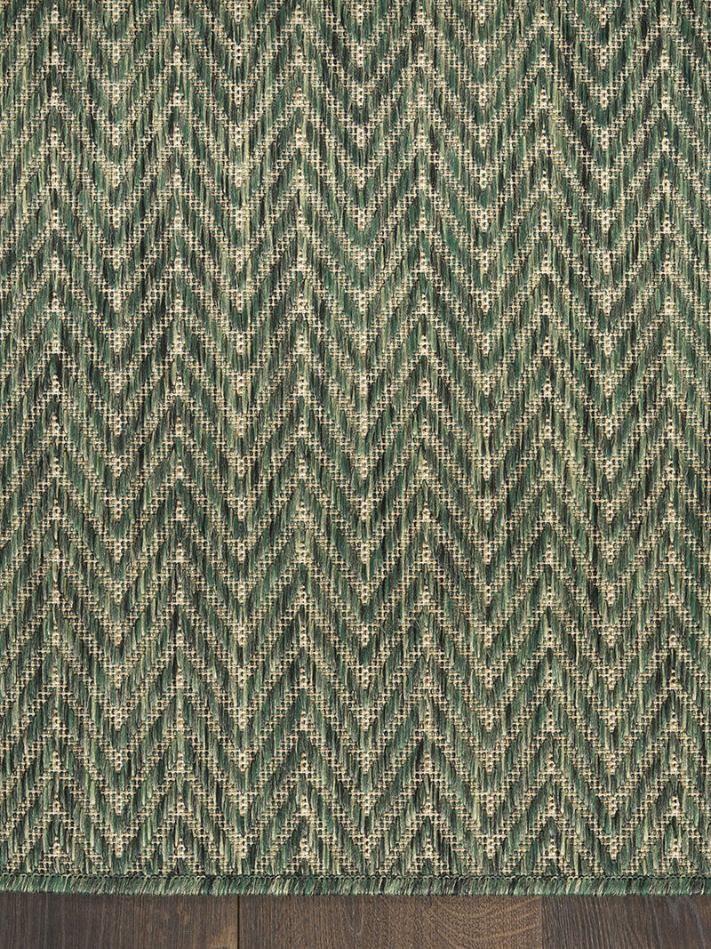 Horizon Indoor/Outdoor HOZ02 Green 10' x 14' Rug