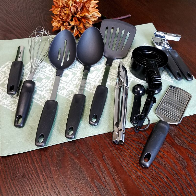 Gibson Home Total Kichen Chefs Better Basics 18-Piece Gadgets and Tools Combo Set