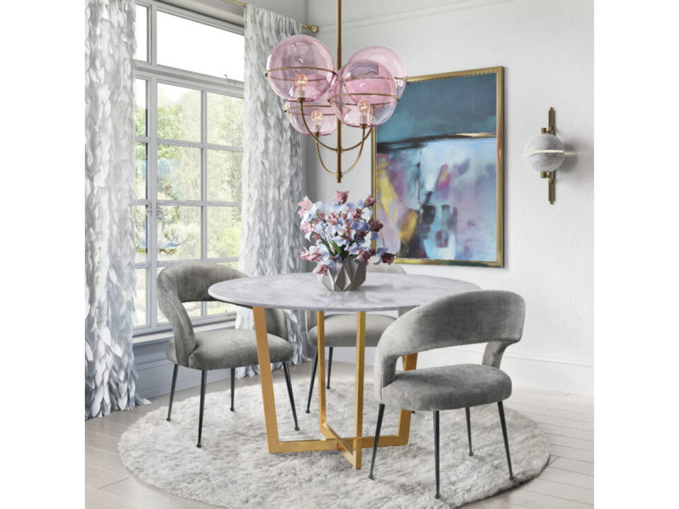 Rocco Black Boucle Dining Chair