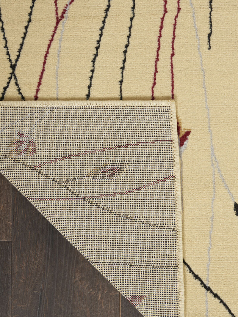 Grafix GRF15 Cream 2'3" x 7'6" Rug