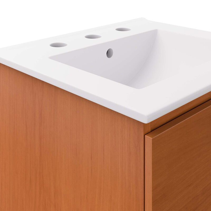 Scenic 18" Wall-Mount Bathroom Vanity image number 6